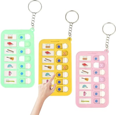 Set van 3 Herbruikbare Checklistborden, Weekplanner voor Kinderen, To-Do Lijst, ADHS Hulpmiddel, Timetable, Leerplan en Herinnering in Meerdere Kleuren