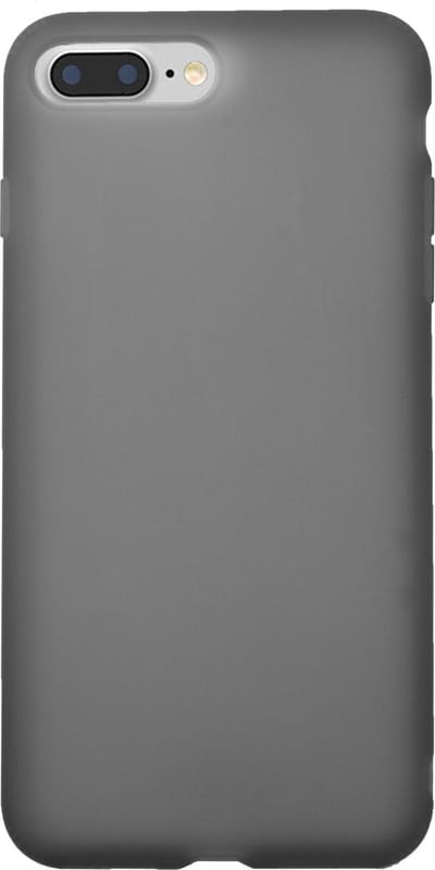 BMAX Latex soft case hoesje geschikt voor geschikt voor Apple iPhone 7/8 Plus / Soft cover / Telefoonhoesje / Beschermhoesje / Telefoonbescherming - Zwart