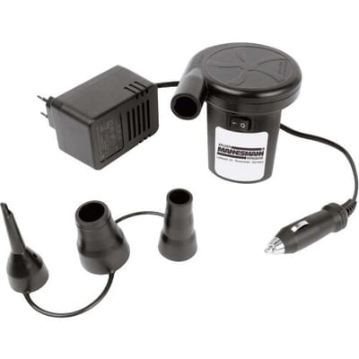 Brüder Mannesmann M01730 Volumepomp 0.021 bar 12- en 230V-laadbaar, 12V-adapter voor kabelgebruik