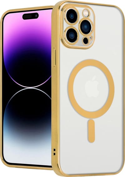 Cityhoesje-Clear Magnetic Magsafe Lens Protection Case – iPhone 14 Pro