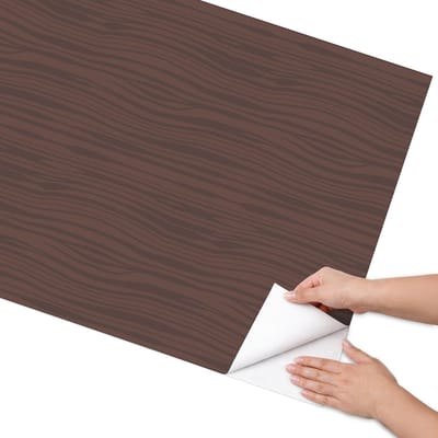 Coloray Meubel Wrap Folie - Bruin Meubelfolie - 75x150 cm - Plakfolie Meubels Korrelpatroon - Decoratiefolie Zelfklevend - Rustiek Meubelfolie - Meubelfolie Zelfklevend - Badkamer decoratie - Texturen