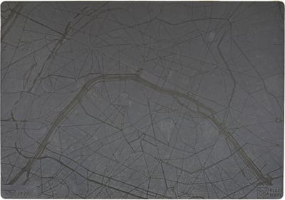 Place Maps Placemat Stadskaart Gent - Kunstleer - Mosgroen - 1 Stuk