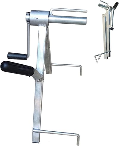 Tuinslang Haspel - Slanghouder - Tuinonderhoud - Inklapbare Standaard - 15 Meter - Zwart