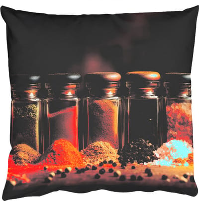 Sierkussens - Kussentjes Woonkamer - 50x50 cm - Potjes - Kruiden - Specerijen - Korrels