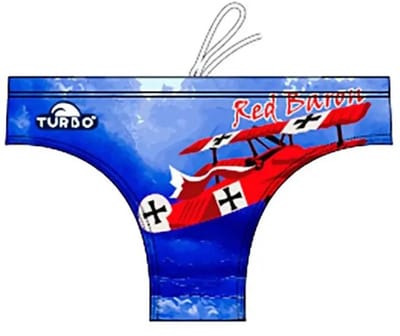 Turbo Red Baron Zwemslip Blauw M Man