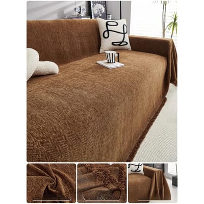 Nieuwe Waterdichte Anti Kattenkrab Leer Bank Meubelhoes Crème Bankhoes Textiel Handdoek Vier Seizoenen Hoes Universele Totale Hoes 180x180cm71x71inch