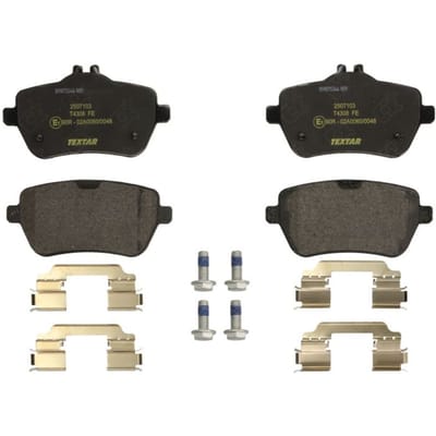 Remblokset TEXTAR 2507103, achter