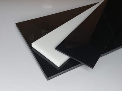 Kunststof Plaat - PA 6 Materiaal - Onderdelen Maken - Hoge Stijfheid - 500x500x6 mm - Zwart