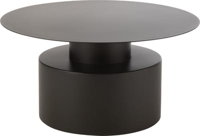 J-Line salontafel Rond - metaal - zwart