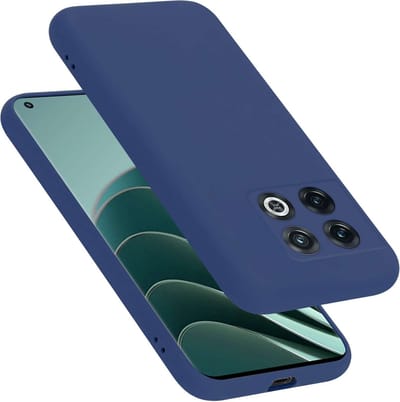 Cadorabo Hoesje geschikt voor OnePlus 10 PRO 5G in LIQUID BLAUW - Beschermhoes gemaakt van flexibel TPU silicone Case Cover