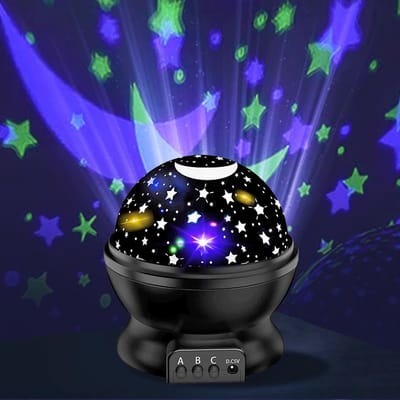 Sterren projector voor baby's - Galaxy projector - roze - USB En Batterijen