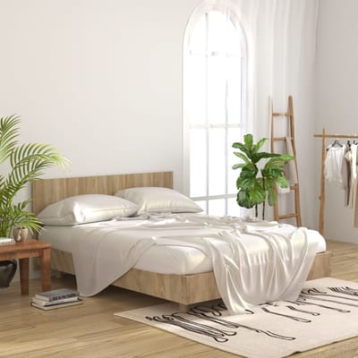 vidaXL - Hoofdbord - 160x1,5x80 - cm - bewerkt - hout - sonoma - eikenkleurig