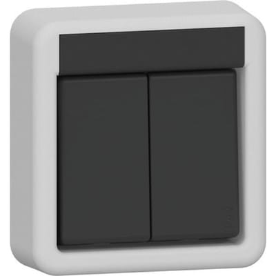 Gira Serie IP44 Wip Schakelaar Grijs - 310535