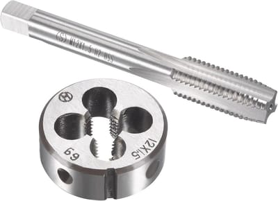 Metrische Tap- en Matrijzenset M12 x 1,5 mm voor Draadsnijden