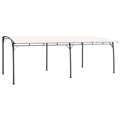 vidaXL - Zonnescherm - luifels - 6 - x - 3 - x - 2,55 - m - Crèmekleurig