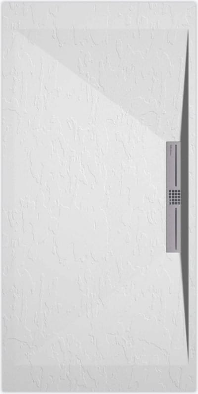 Sanifun douchebak Stone Side White Slate 1300 x 700 S