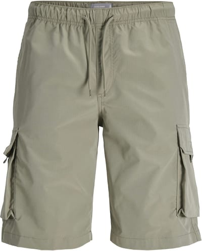 JACK&JONES Herenshorts Koordsluiting Cargozakken Effen Casual