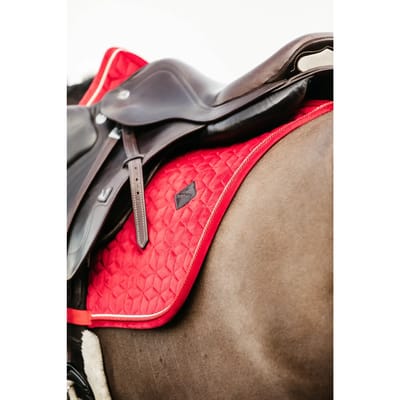 Kentucky Horsewear - Zadeldek - Zadeldoek - Velvet - Jumping - Rood
