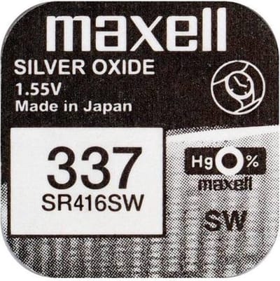 SR416SW horloge batterij 337 Maxell