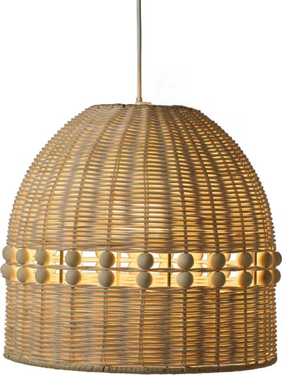 Vertbaudet Rotan lampenkap met houten ballen