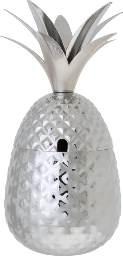 Cosy&Trendy Ananas Beker - 0L8 - Zilverkleurig