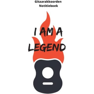 Gitaarakkoorden Notitieboek - I Am A Legend - Allets Comfort