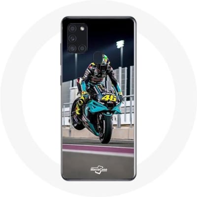 Coque de téléphone - Valentino Rossi - Galaxy A21S - Souple - Protection contre les chocs - Sportif