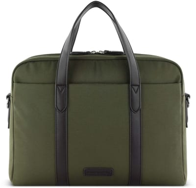 bugatti business tas met laptopvak Maro Business Bag Olive olijfgroen