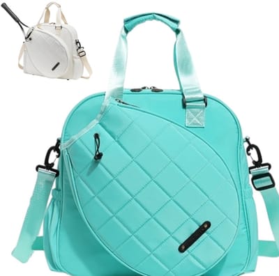 Tennistas – Waterdicht & Multifunctioneel (Volwassen formaat) – Racketas – Waterdichte schoudertas – Verstelbare draagband – Met handvat – Unisex – Geschikt voor badmintonrackets – Ideaal voor outdoor fitness & reizen – 36 x 34 x 16 cm