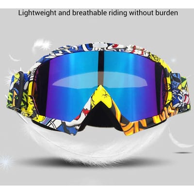 Lunettes de Motocross Lunettes Lunettes de Moto Lunettes de Protection Coupe-vent pour Moto Moto Cross