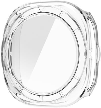 Watch case screenprotector - hoesje - gehard glas - geschikt voor Samsung Galaxy Watch Ultra (47 mm) - transparant