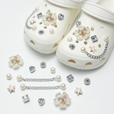 Schoenaccessoires-geschikt voor crocs charms- geschikt voor crocs pins- geschikt voor crocs Accessoires- geschikt voor Crocs Jibbitz-CJ-179 zeesterren bloemen