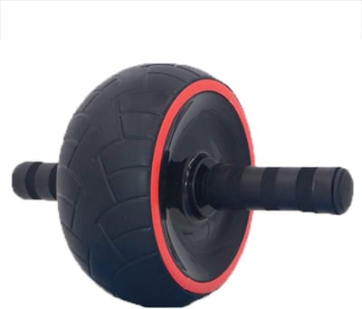 Buikspierroller - Core Trainer - Krachtige Training - Extra Brede Wielbasis - Tot 100kg - Zwart