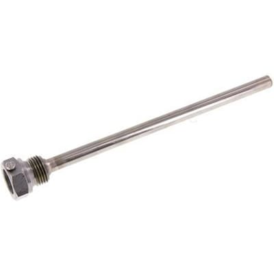 Staal St35 G 1/2 Inch Thermowell voor 200mm Dompelbuis Max 600°C en 25 Bar - TWALE-G-012-200