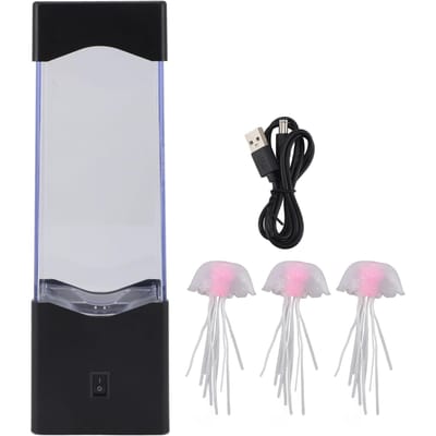 LED Kunstmatige Aquariumlamp Simulatie Kleurrijk Batterij USB Aangedreven Nep Aquarium Nachtlamp voor white