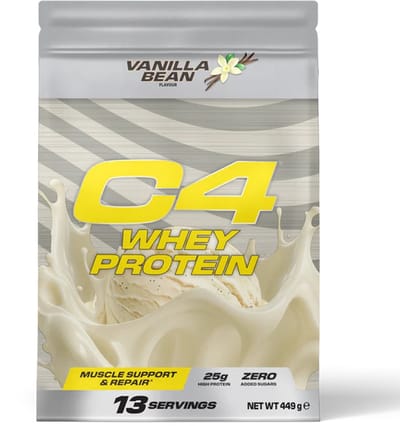 C4 Whey Protein - Eiwitpoeder - Proteine Shake - Proteine Poeder - Vanilla Bean - 759 gram (22 porties)