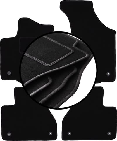 Complete set veloursmatten voor: Volkswagen Phaeton sedan (2002-2016)