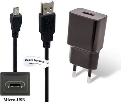 OneOne 2A lader + 0,3m extra sterke Micro USB kabel. Universele oplader adapter past op Bose QuietComfort 20 In-Ear, 20 Acoustic Noise Cancelling, 20i, 30 Wireless, 35 Wireless, 35 Wireless 2, SoundWear Companion
