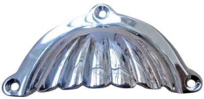Fluted With Lugs Cup Pull Handle Polished Chrome
