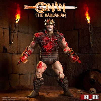 Super7 Conan the Barbarian Ultimates Action Figure Conan Blood Soaked Pit Fighter 18 cm Action Figuur