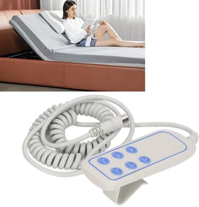 Allecto - 8-Pin Bed Controller - Afstandsbediening en Duurzaam - IP66 Waterdicht - Voor Elektrische Bedden - Geschikt voor Bedbediening - Inclusief...