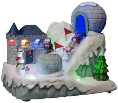 Konstsmide 4228-000 LED-decor Skipiste Warmwit, Meerkleurig LED Meerdere kleuren Schakelaar