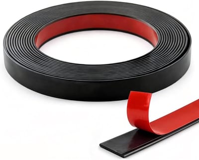 Zelfklevende mat zwarte sierlijst 2 cm x 5 m voor muren, deuren en meubels, waterdichte decoratiestrip en randbescherming