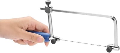 Multifunctionele Decoupeerzaag met Reservezaagbladen, Verstelbaar Snijgereedschap voor Houtbewerking, Glas en Metaal, Ideaal voor Modelbouw en Kinderen