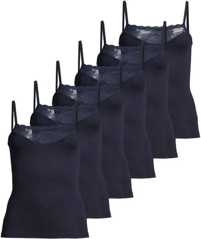 Conta Dames spaghettitop 6 pack Modal
