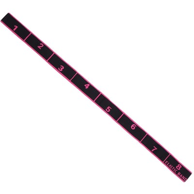 Weerstandsband Yoga Latijnse Dans Trekband Riem Fitness Elastisch Oefenband Rekband Rozenrood Nummer black