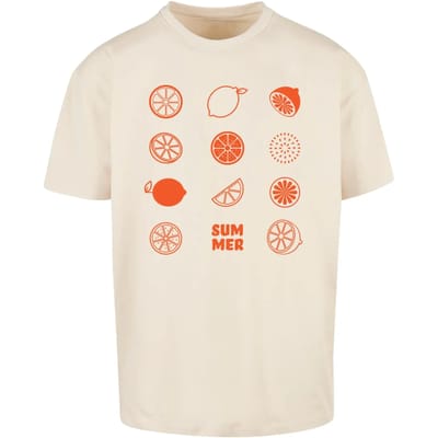 Oversized T-shirt Merchcode Summer Citrus