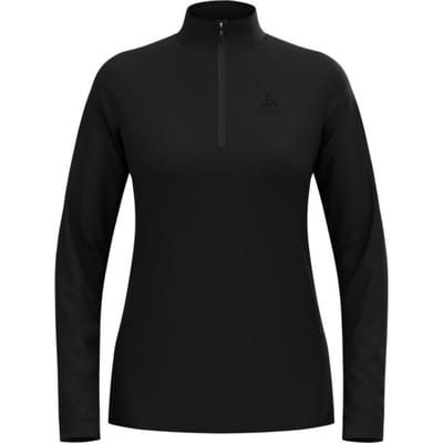 Odlo Odlo Mid layer 1/2 zip ESSENTIAL LIGHT ZWART - Maat M