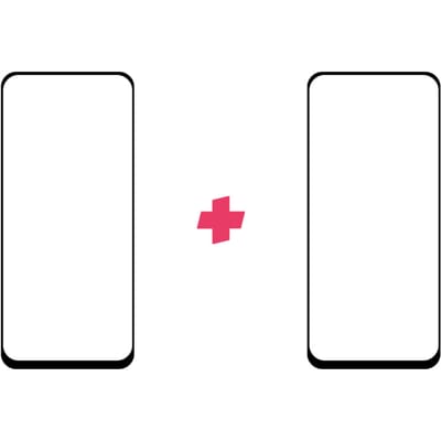 DuoPack: OPPO A54 5G screenprotector gehard glas Edge to Edge