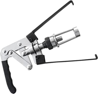 Klepveer Compressor - Cilinderkop Gereedschap - Motor Onderhoud - Veelzijdig Verwijderen - Stalen Constructie - Zilverkleurig